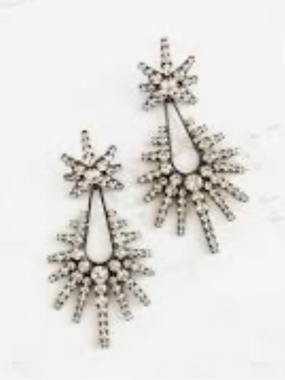 ELIZABETH COLE Remington Rhinestone Statement Earrings